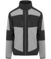 RG384 TRA753 Regatta E-Volve Unisex Two Layer Soft Shell Jacket mineral grey / Ash colour image